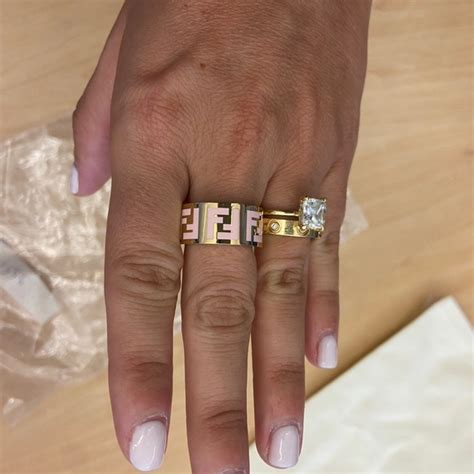 forever fendi ring pink|Forever Fendi ring .